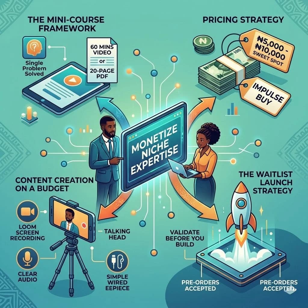 Monetizing "Niche Expertise": A Strategic Guide to Launching Your First ₦5,000 "Mini-Course"