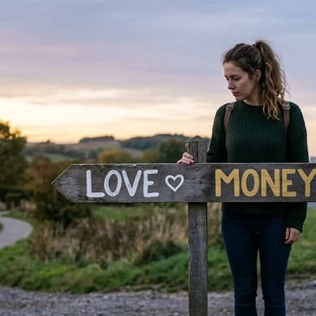 LOVE OR MONEY — YOU CAN ONLY PICK ONE FOREVER.