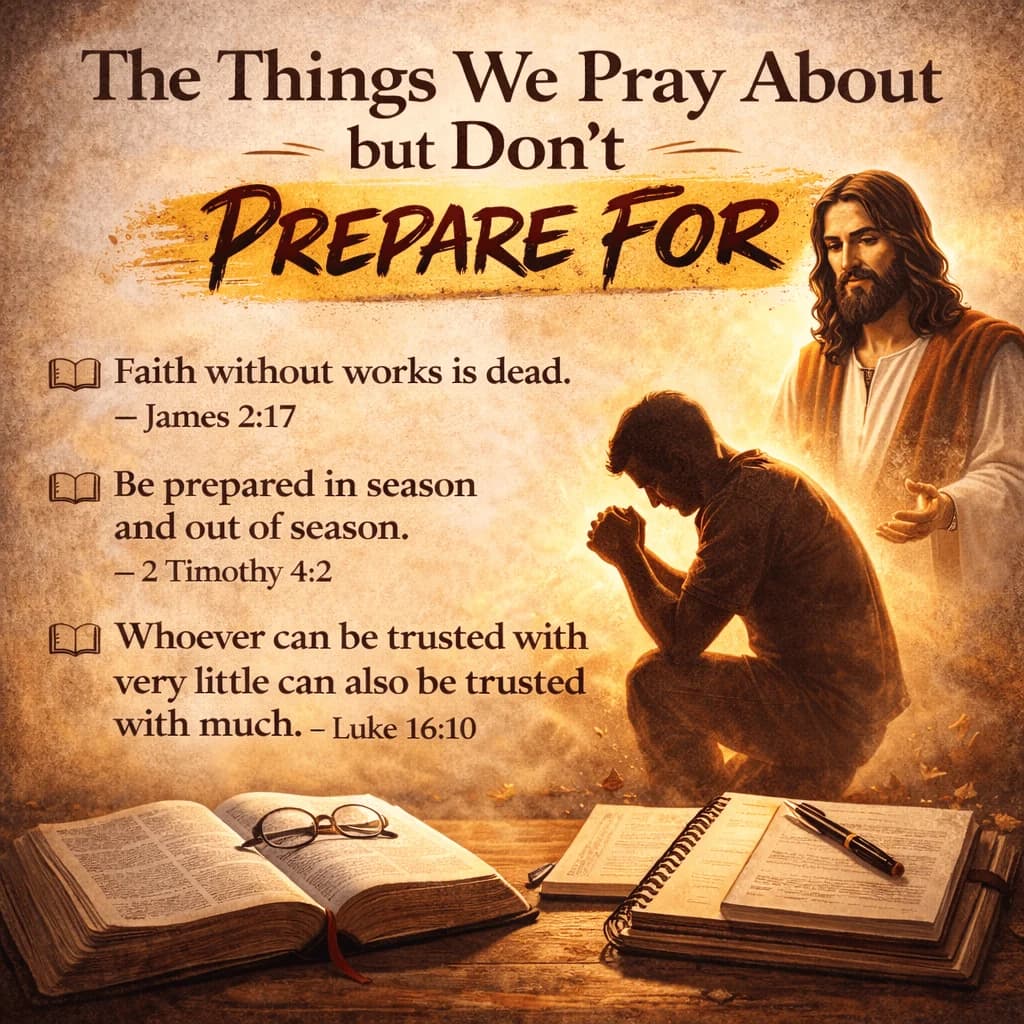 The Things We Pray About but Don’t Prepare For