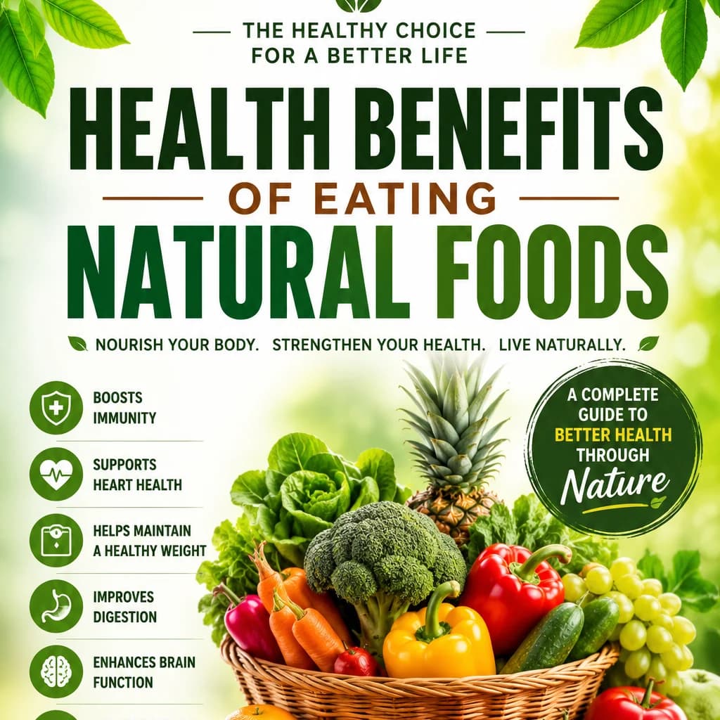 Health Benefits of Eating Natural Foods A Complete Guide to Better Health Through Nature