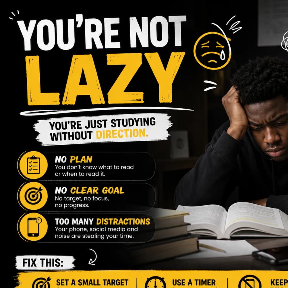 “You’re Not Lazy, You’re Just Studying Wrong 😭”