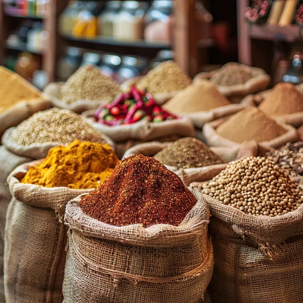 The biggest spices market in Lagos