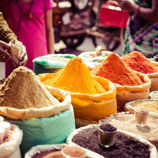 The biggest spices market in Lagos