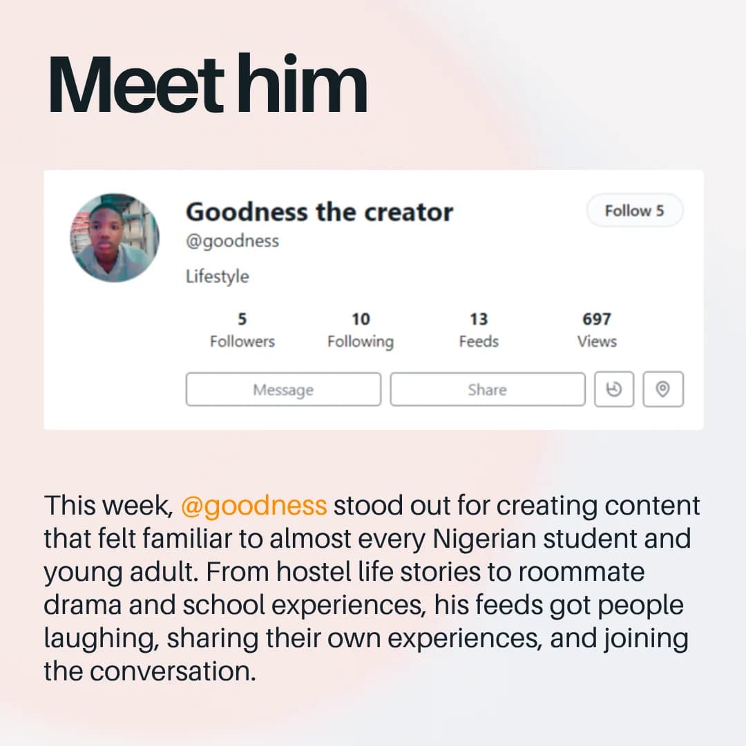 Meet Feedcover’s Creator Of The Week 👑