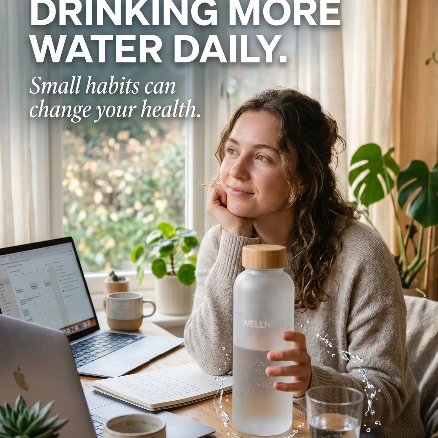 How I started drinking  more water daily