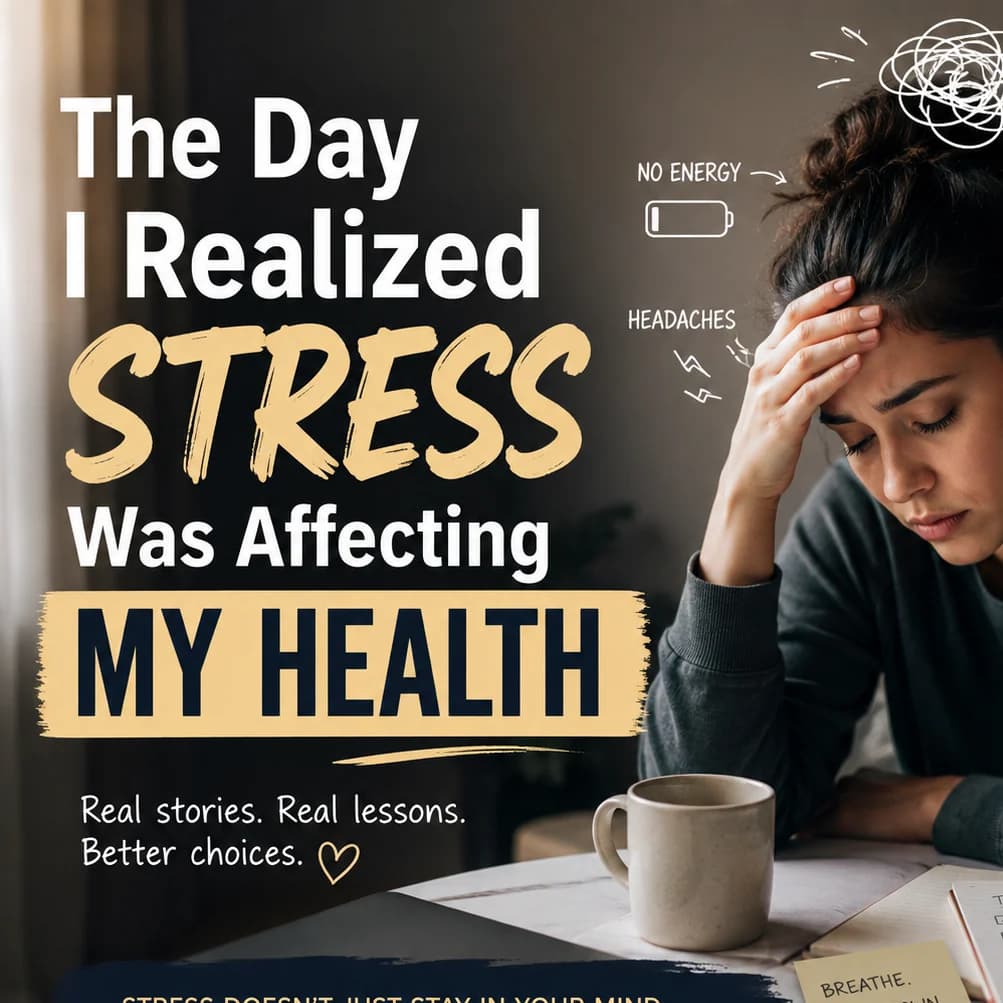 The day I realized stress was affecting my health