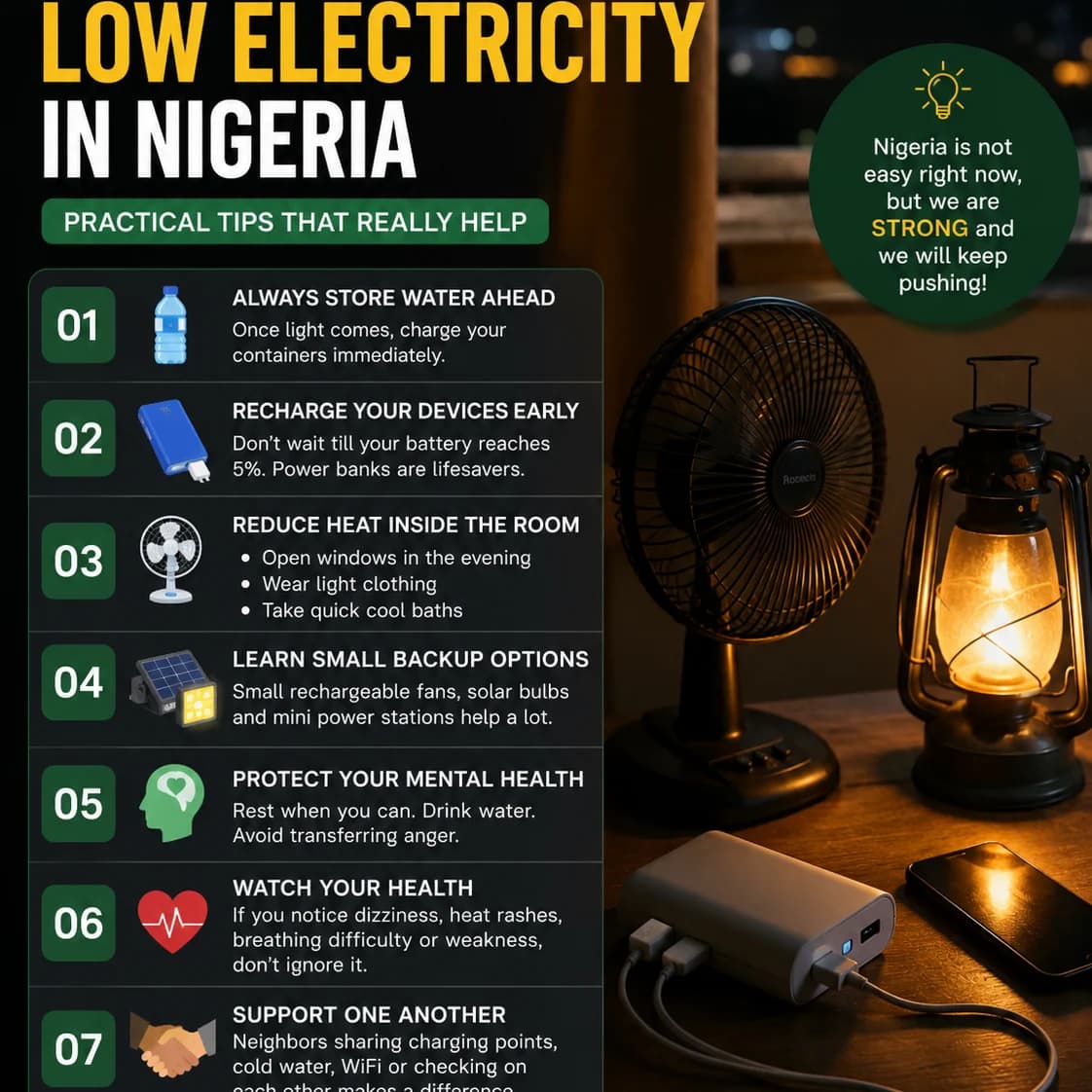 How to Survive Low Electricity in Nigeria 🇳🇬