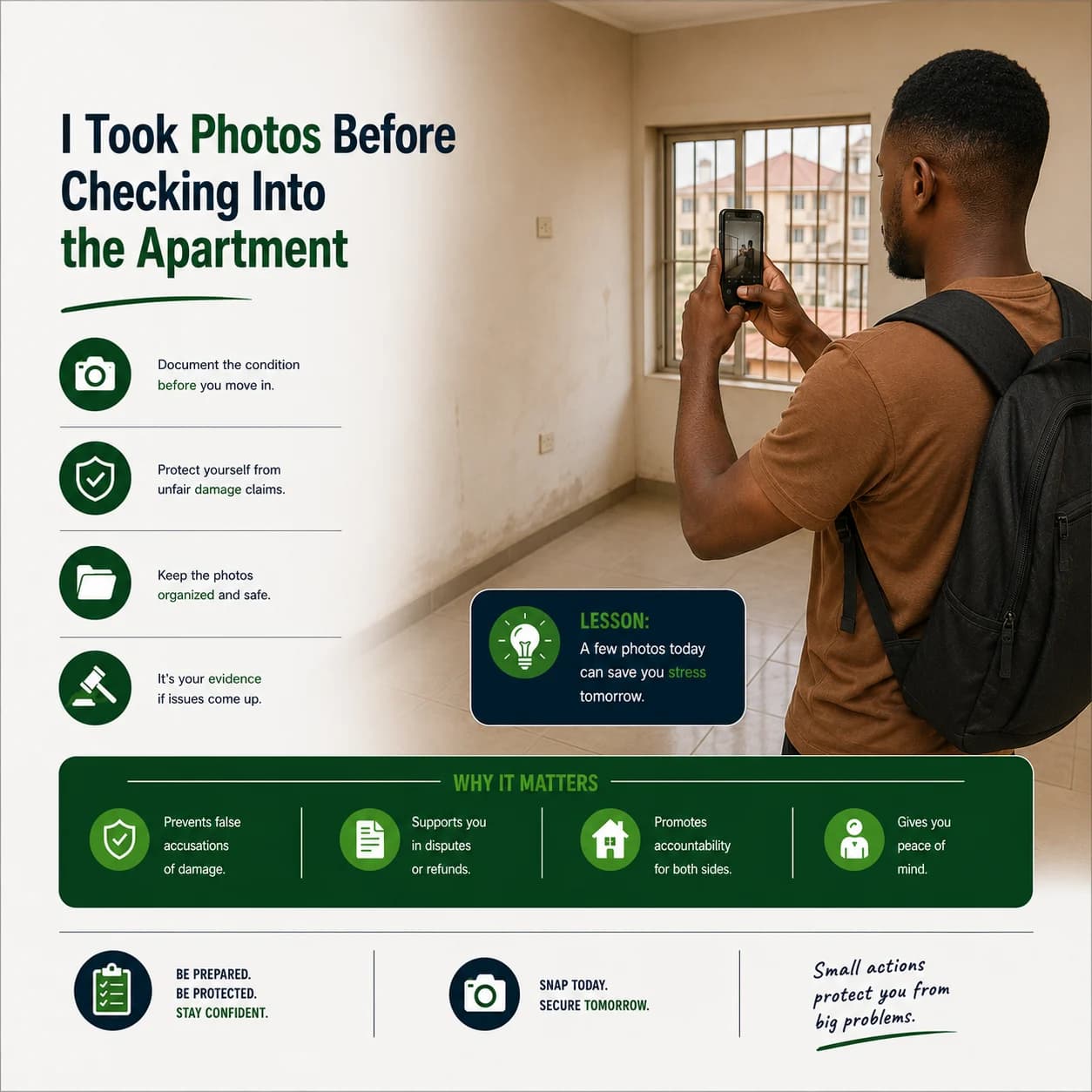I Took Photos Before Checking Into the Apartment