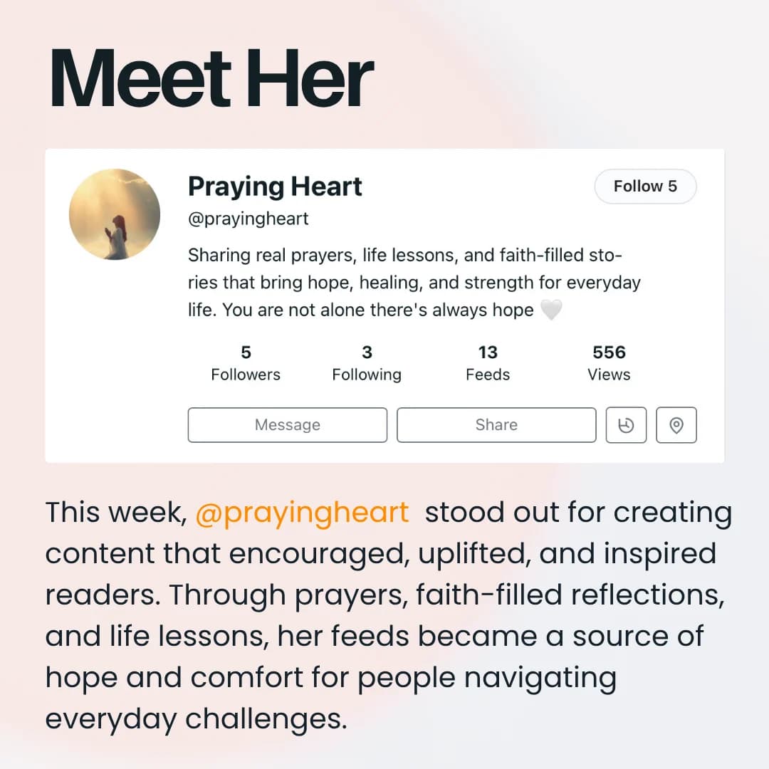Meet Feedcover’s Creator Of The Week 👑