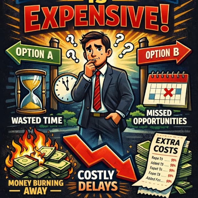 Indecision Is Expensive!