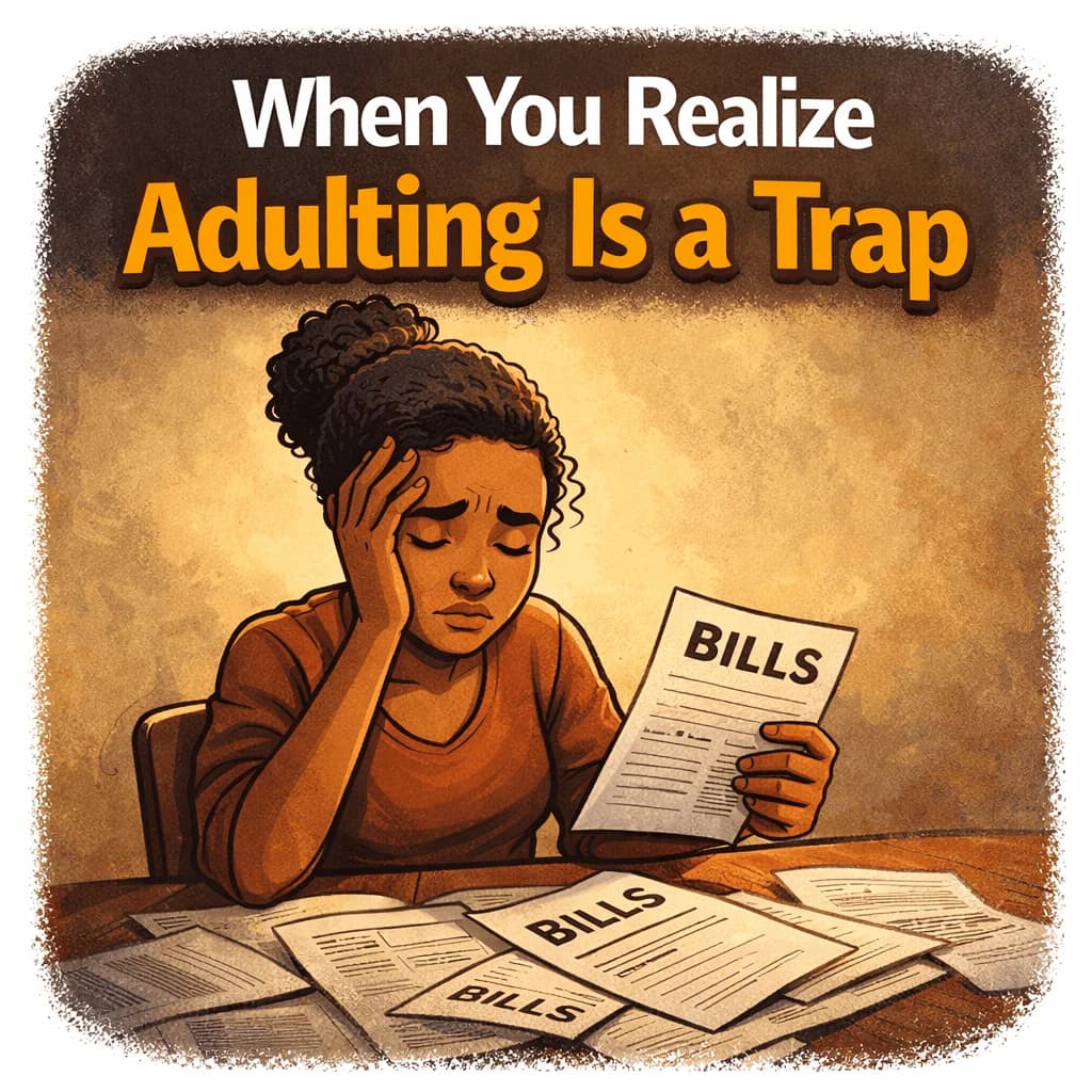 When You Realize Adulting Is a Trap