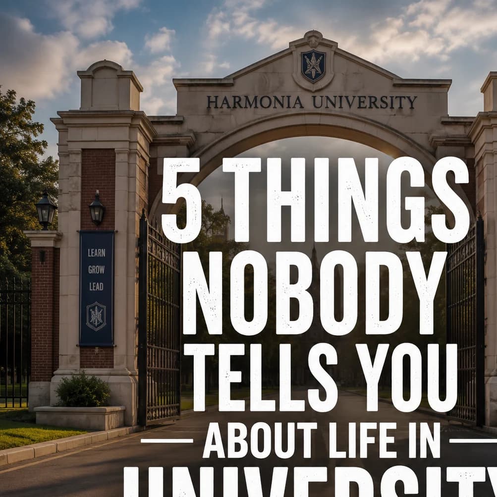 5 Things Nobody Tells You About Life in University.