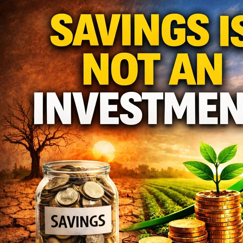 Savings is Not an Investment