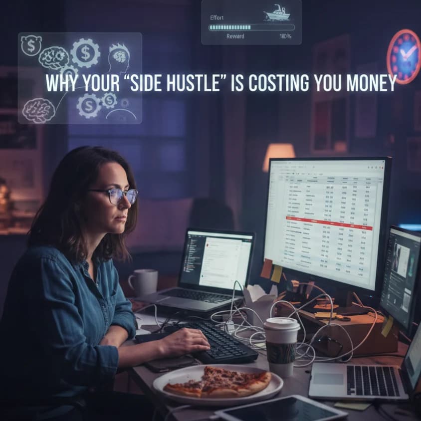 The Side Hustle Trap: Why Your Second Income Stream Is Likely Costing You Money in 2026