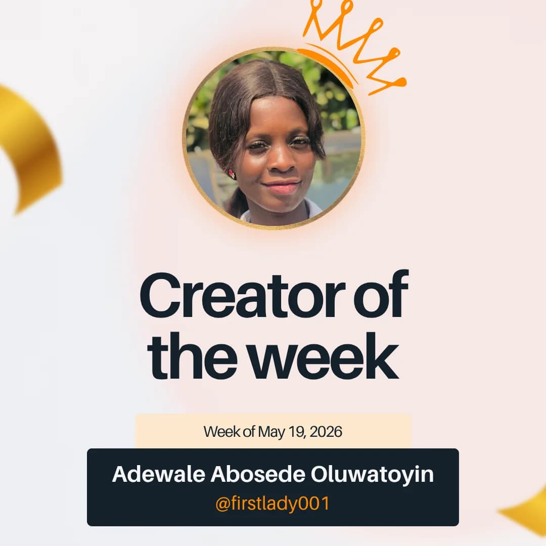 Meet our Creator of the Week 👑