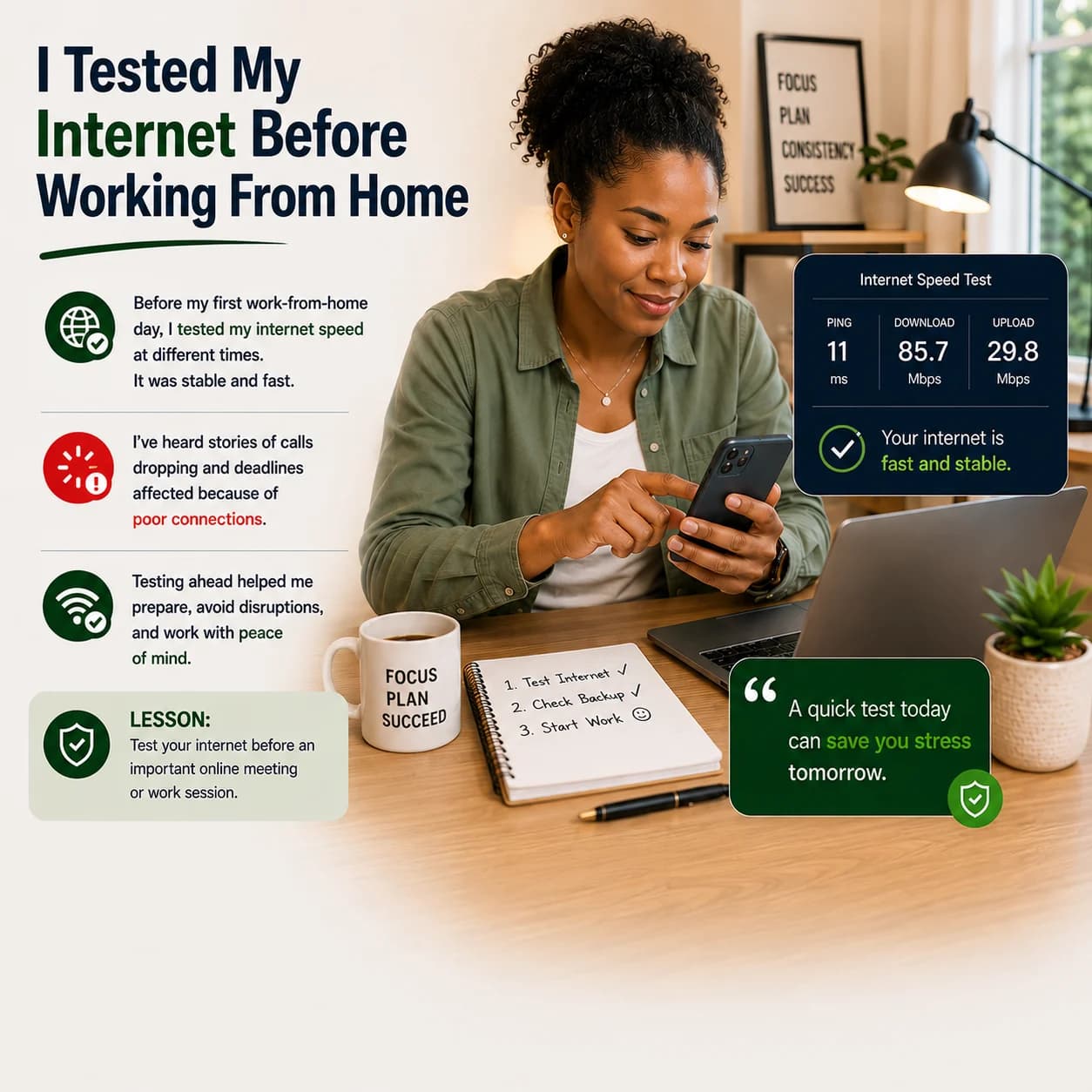 I Tested My Internet Before Working From Home