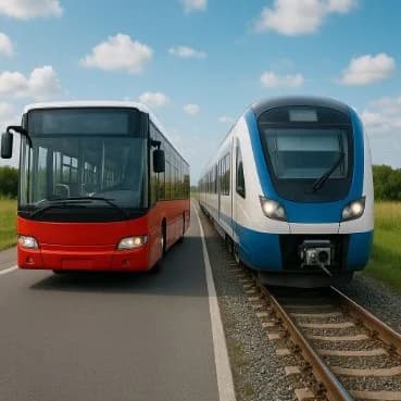 Train or Bus, which one is better?