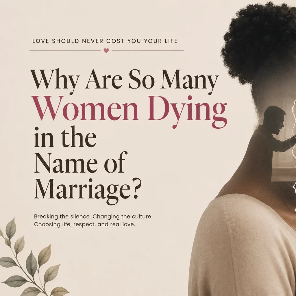 Love Should Never Cost You Your Life: Why Are So Many Women Dying in the Name of Marriage?