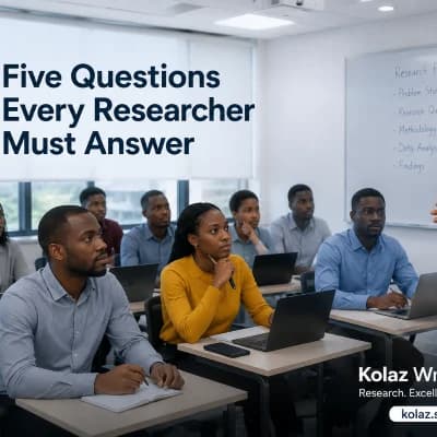 Five Questions Every Researcher Must Answer