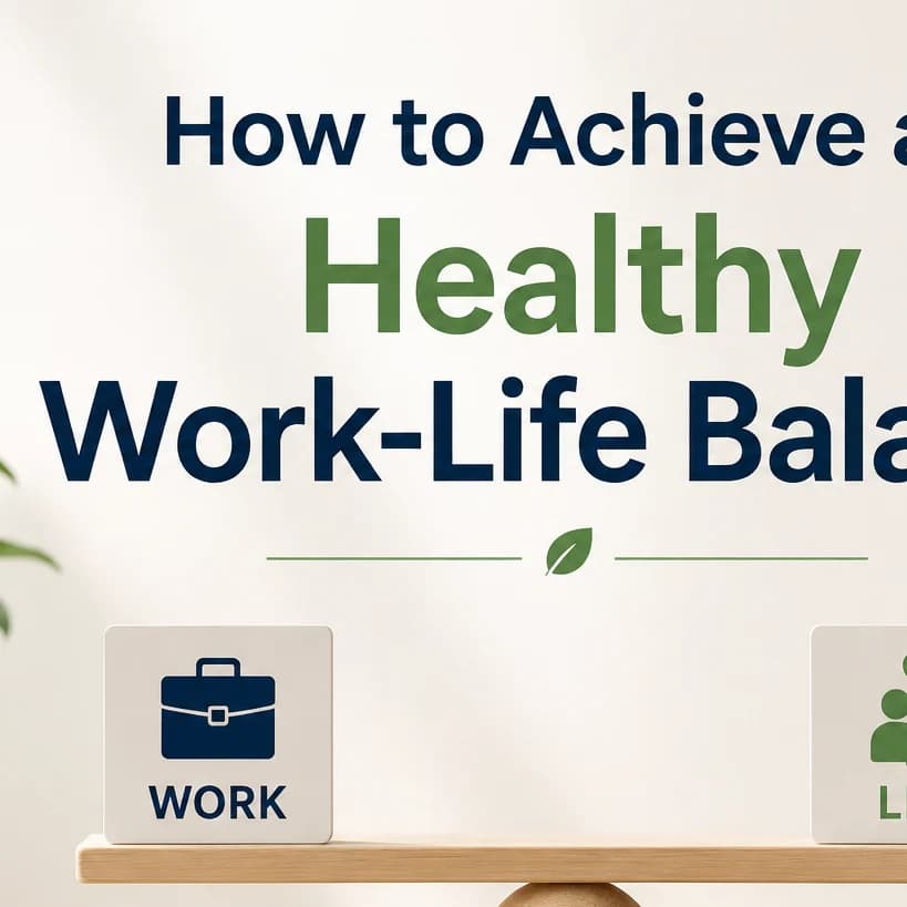 How to Achieve a Healthy Work-Life Balance
