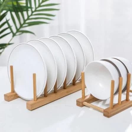How to make a DIY book shelf with dish racks