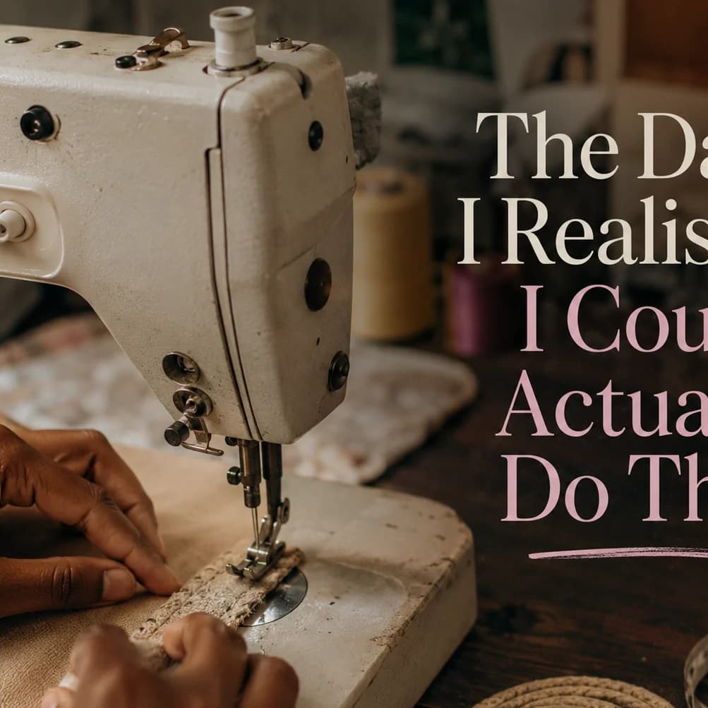 I STILL HAVE THE FIRST ROPE I EVER SEWED. 🧵