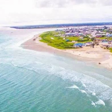 "Where the ocean meets peace—welcome to Ibeno Beach, Akwa Ibom's hidden gem 🌊✨