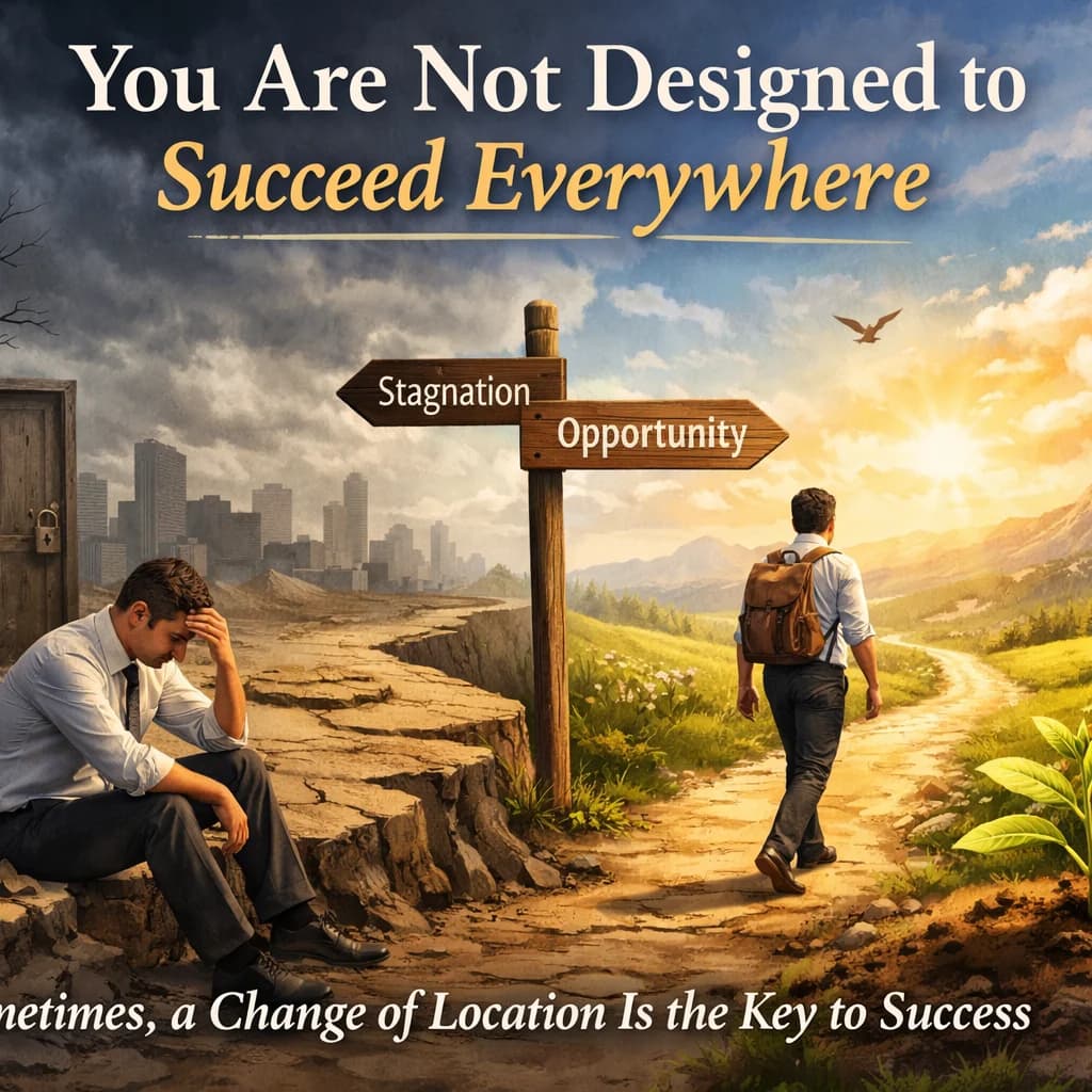 "You Are Not Meant to Succeed Everywhere."