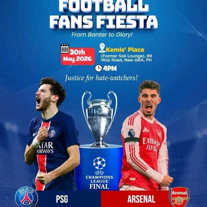 ⚽️🏆 CHAMPIONS LEAGUE FINAL WATCH PARTY! 🎉