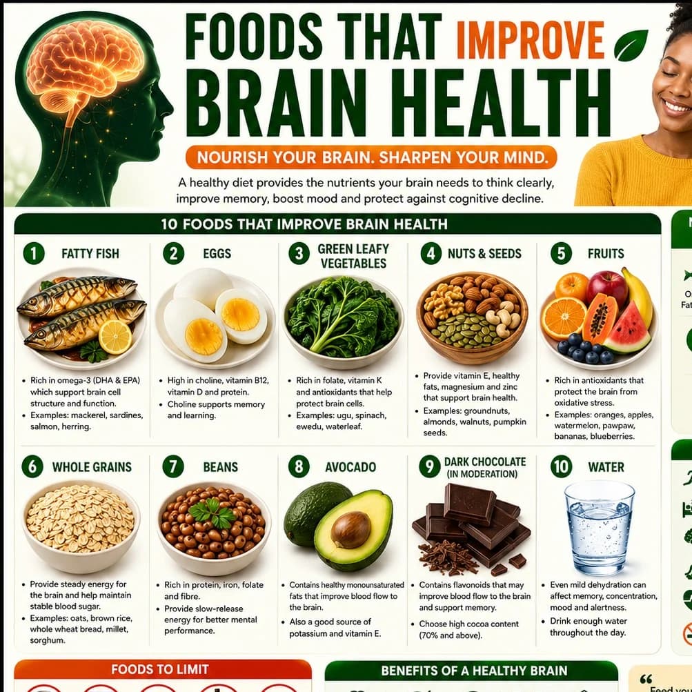 Foods That Improve Brain Health
