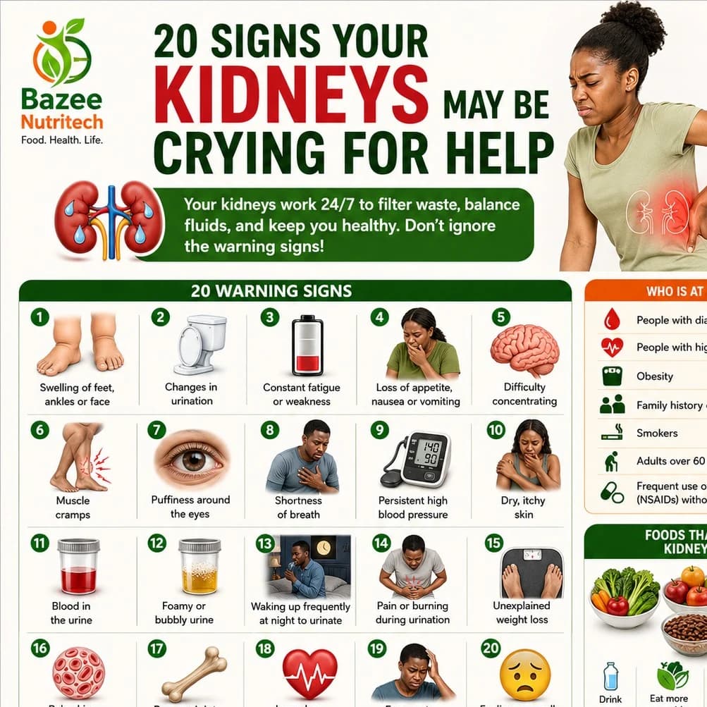 🚨 Signs Your Kidneys May Be Crying for Help