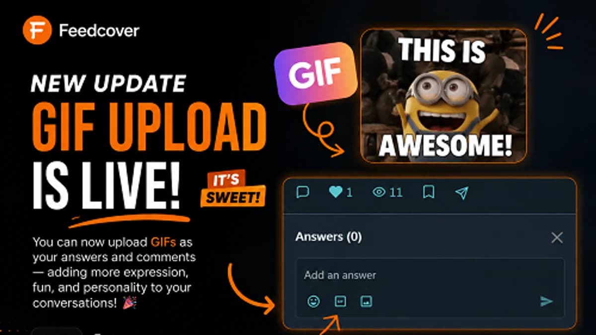 🚀 GIFs Are Finally Here on Feedcover!