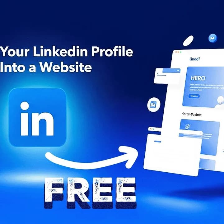 How to Turn Your LinkedIn Profile into a Fully Functional Website