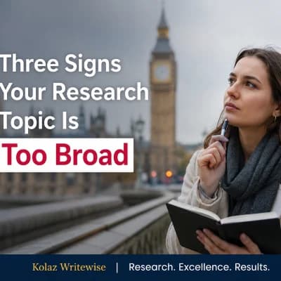 Three Signs Your Research Topic Is Too Broad