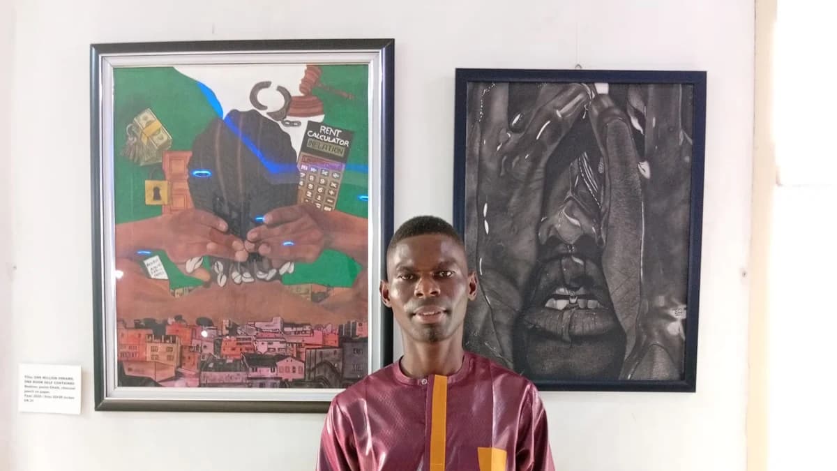 Birthday Celebrations at Artwork Exhibition Venue