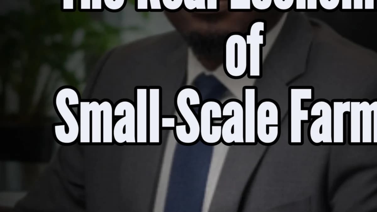 The Real Economics of Small-Scale Farming