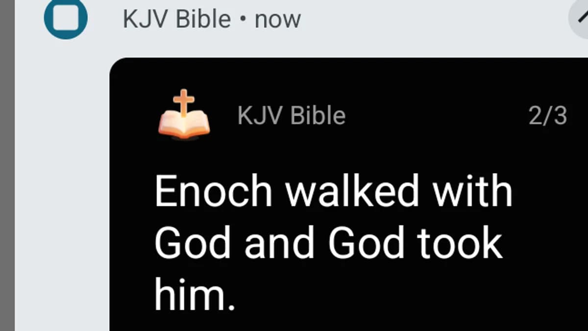 The story of Enoch.The story of Enoch.