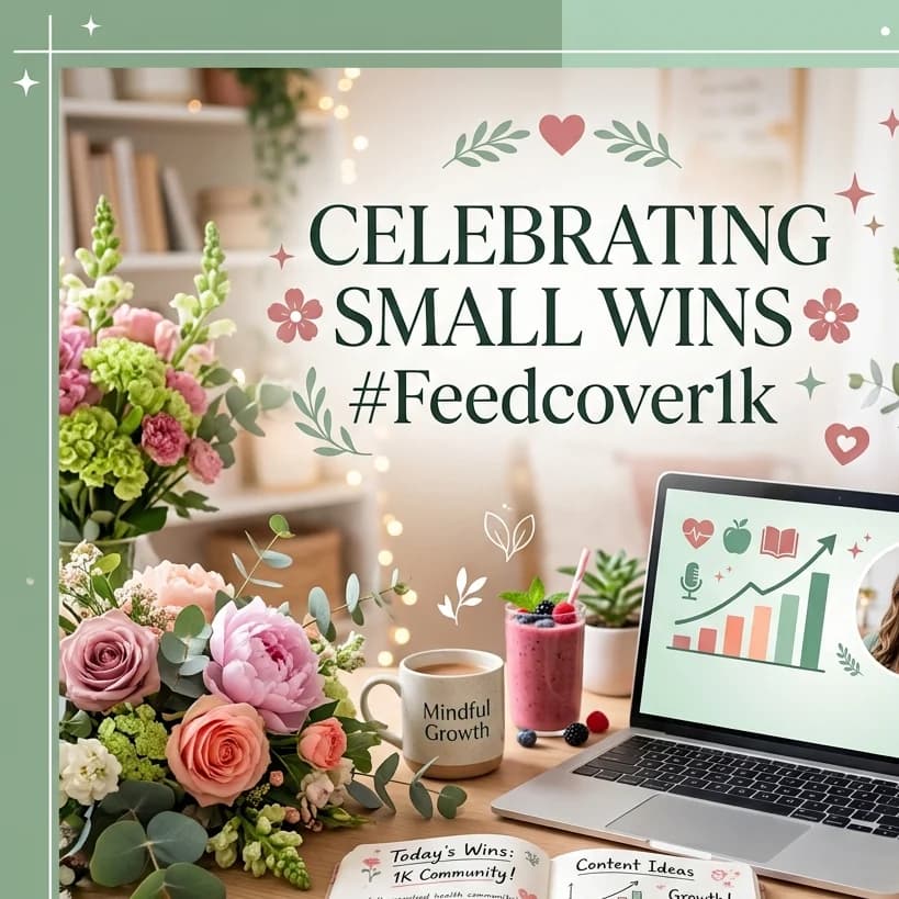 🎉 #Feedcover1k My Small Win This Year 🌸