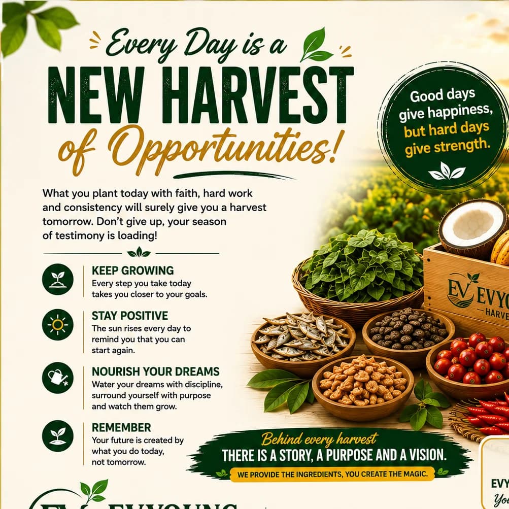 Every great harvest begins with a single seed planted in faith.