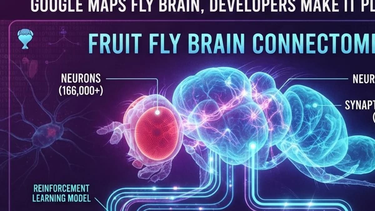 Google Mapped a Fruit Fly's Brain — Then Developers Made It Play Doom