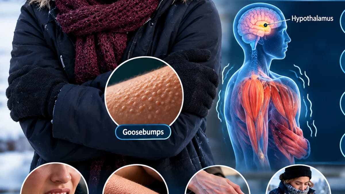 WHY DOES YOUR BODY SHIVER WHEN YOU'RE COLD?