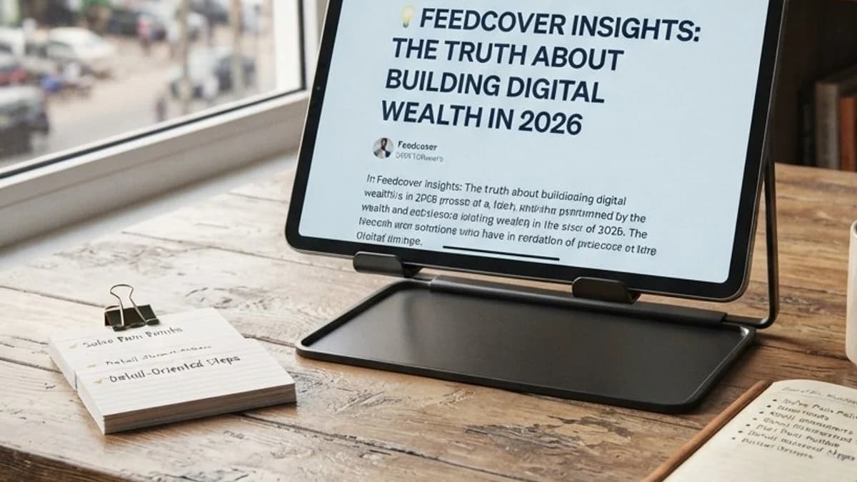 FEEDCOVER INSIGHTS: THE TRUTH ABOUT BUILDING DIGITAL WEALTH IN 2026