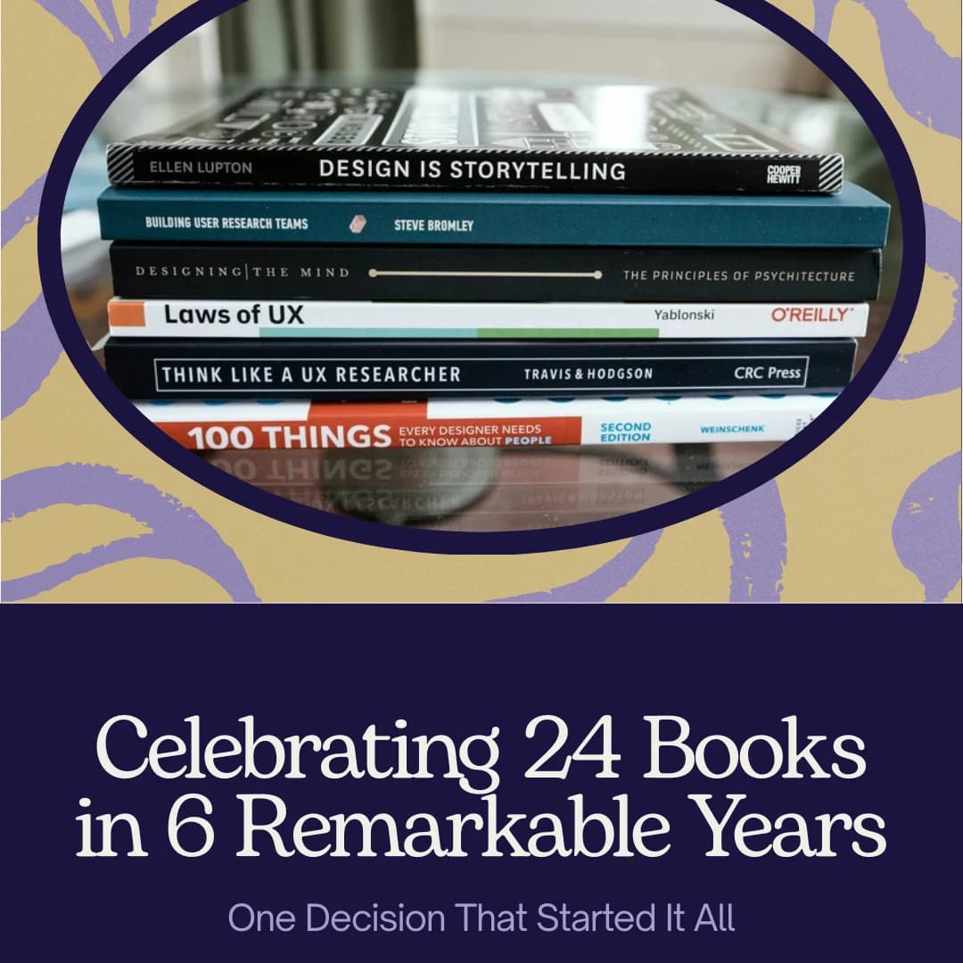 24 books. 6 years. One decision that started it all