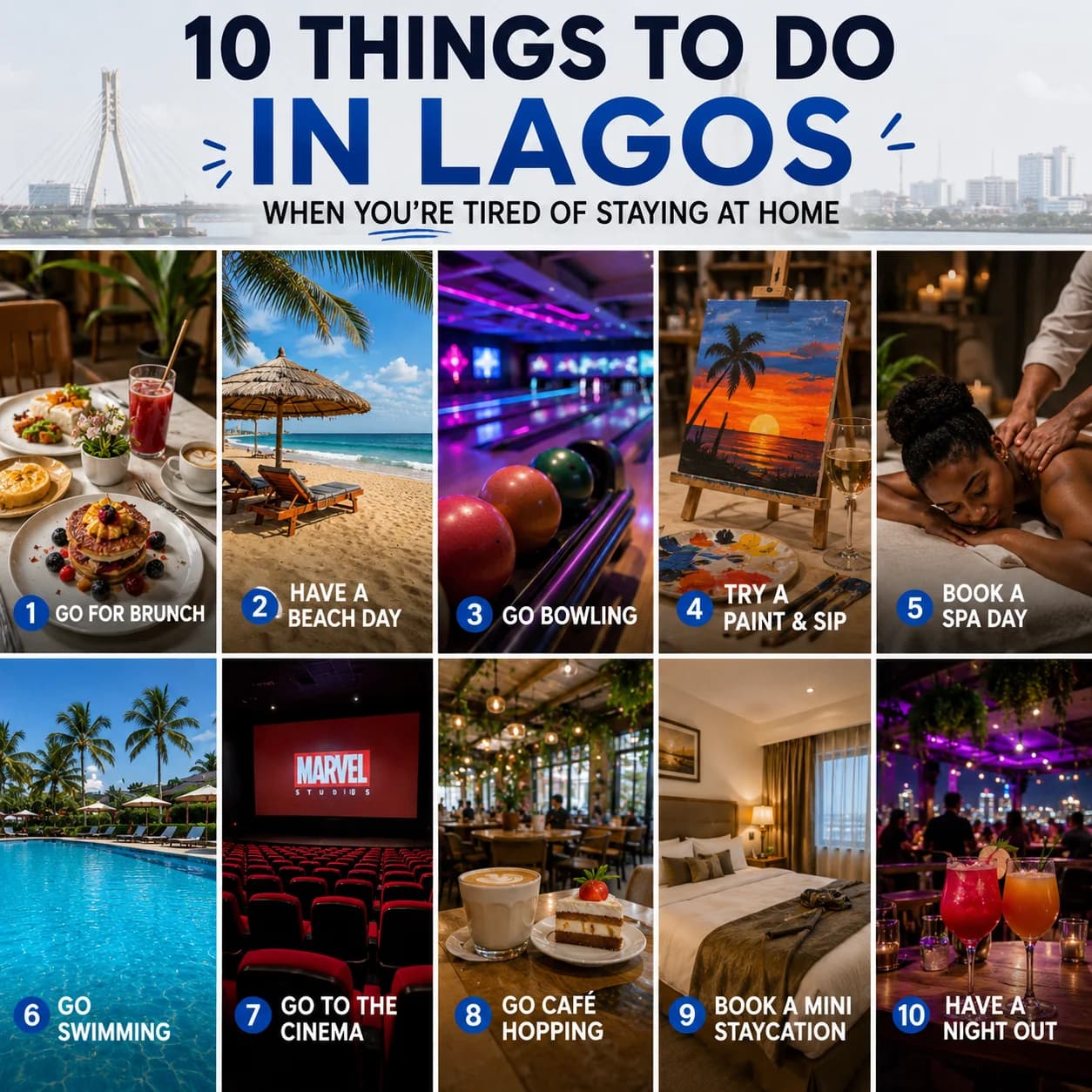 10 Things to do in Lagos when you’re tired of staying at home