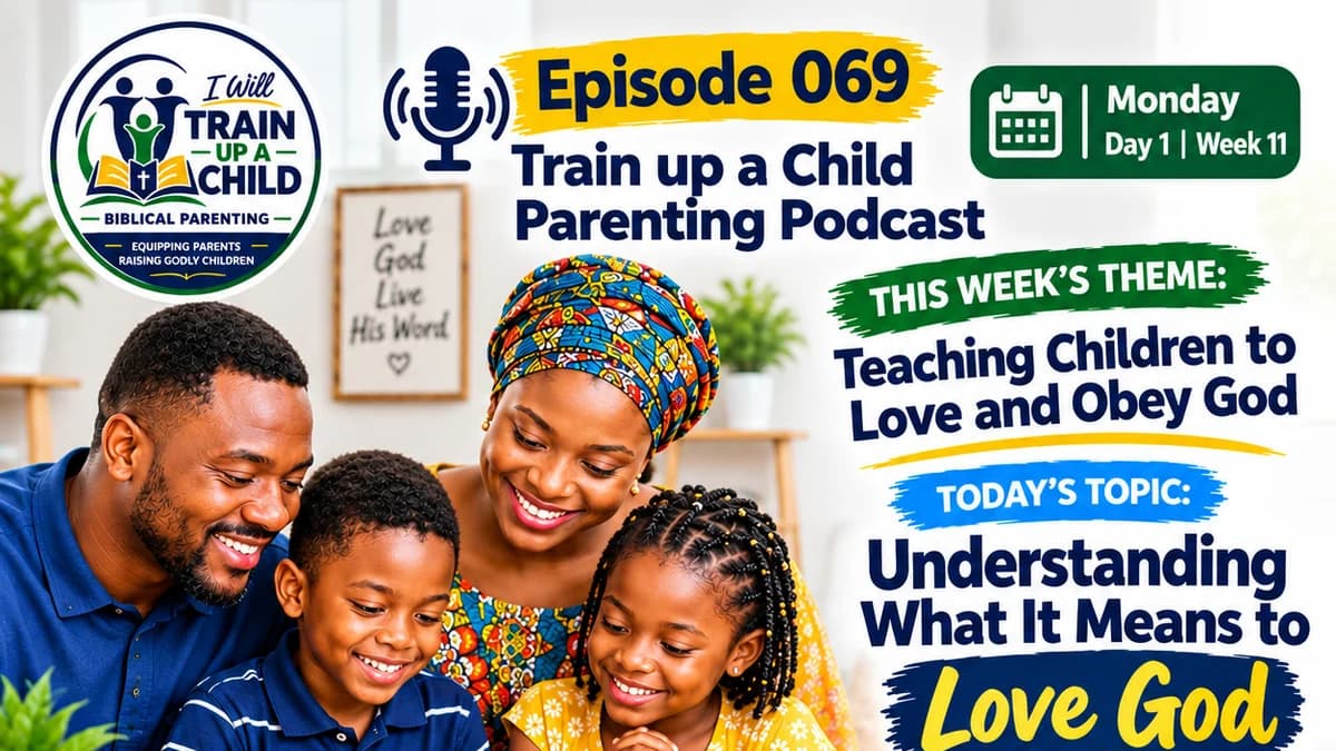 🎙️Episode 069 | Understanding What It Means to Love God | Train up a Child Parenting Podcast