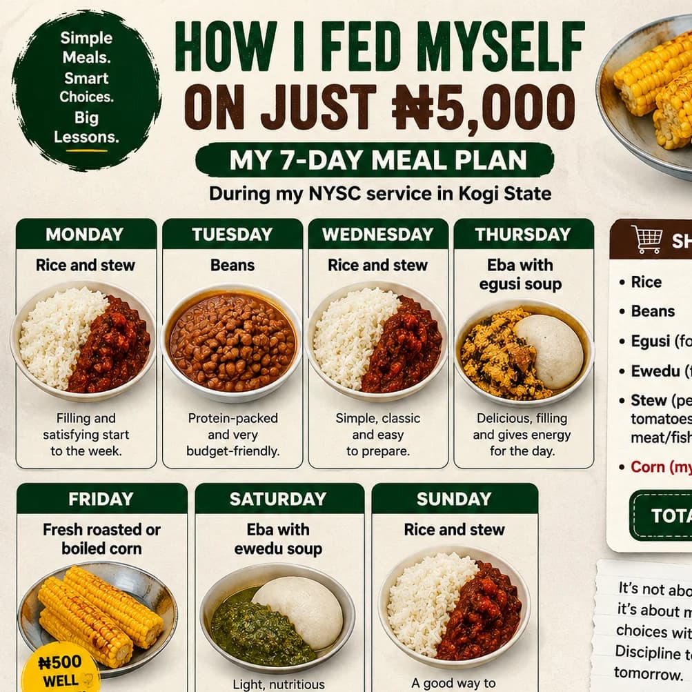 How I'd Stretch ₦5,000 for the Week