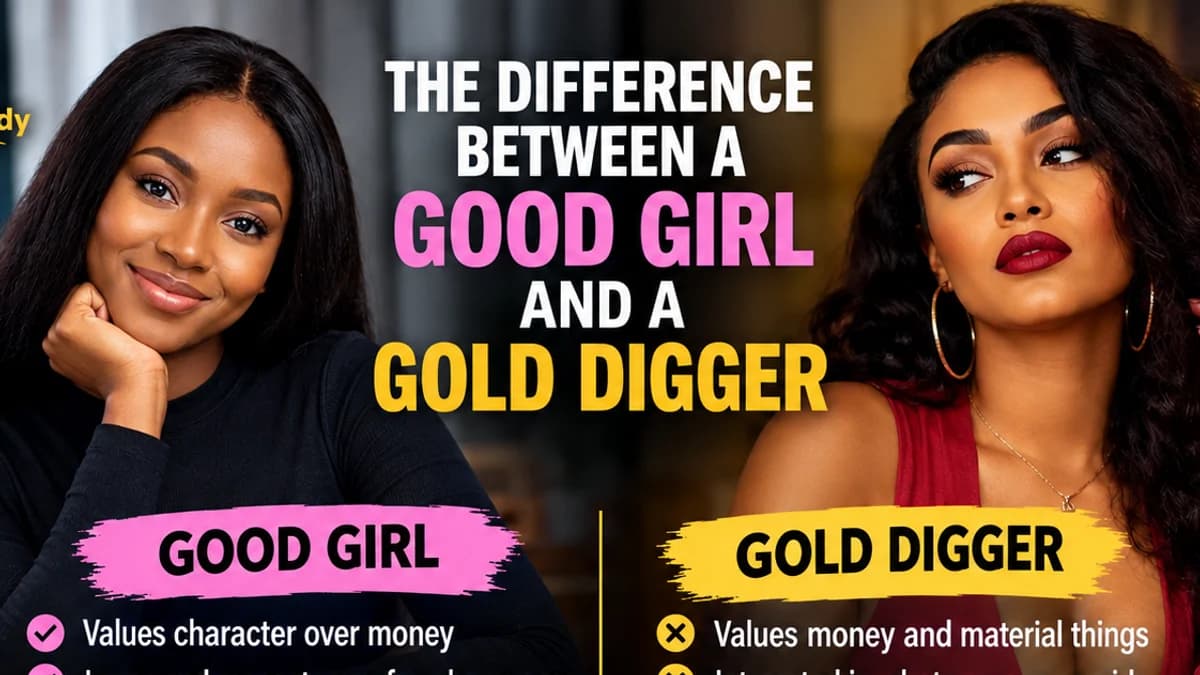 THE DIFFERENCE BETWEEN A GOOD GIRL AND A GOLD DIGGER