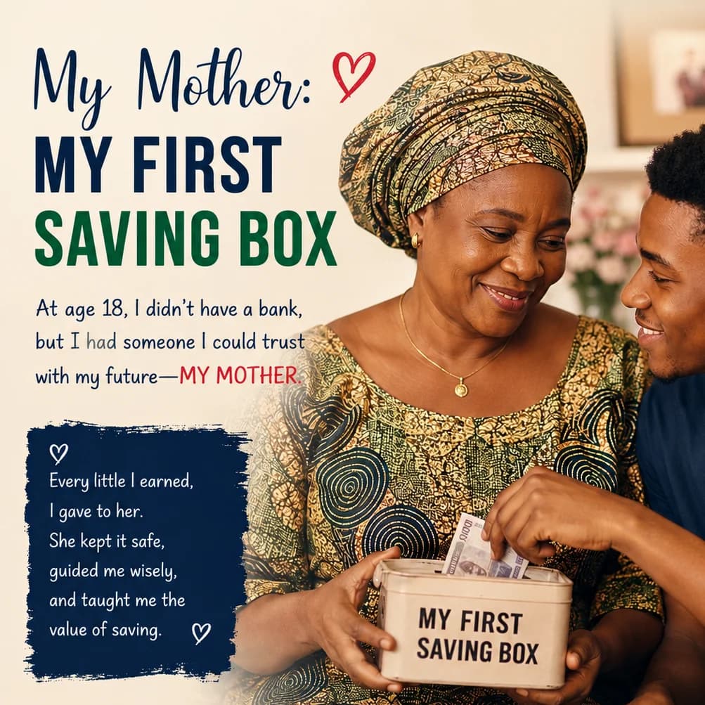 YOUR MOTHER IS Your FIRST Saving BOX