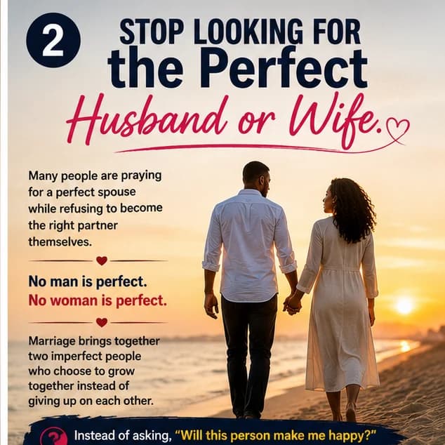 Stop Looking for the Perfect Husband or Wife.