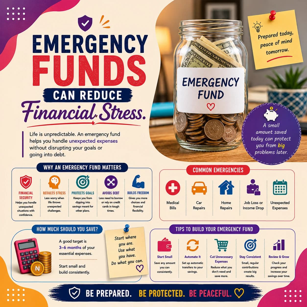 Emergency Funds Can Reduce Financial Stress
